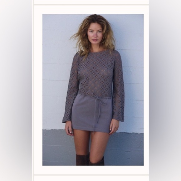 Free People Dresses & Skirts - FREE PEOPLE Bring On The Nights Mini Dress size M NEW